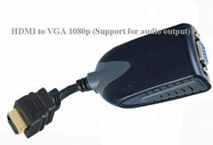 HDMI轉VGA線轉換器