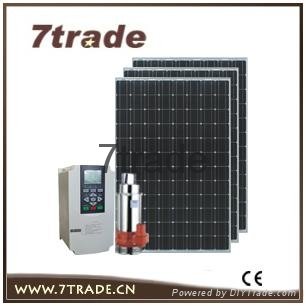 5.5HP solar power irrigation system no need battery  3