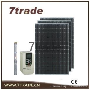 5.5HP solar power irrigation system no need battery  4