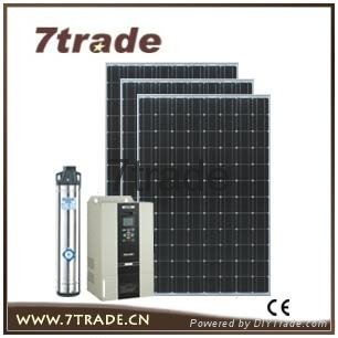 5.5HP solar power irrigation system no need battery  5