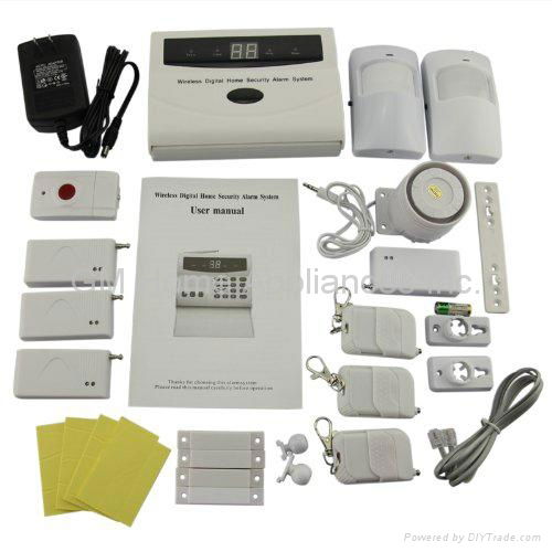 Wireless PIR Home Security Burglar Alarm System Auto Dialing Dialer 