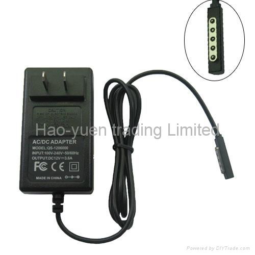 AC power charger adapter for Windows Surface Pro tablet