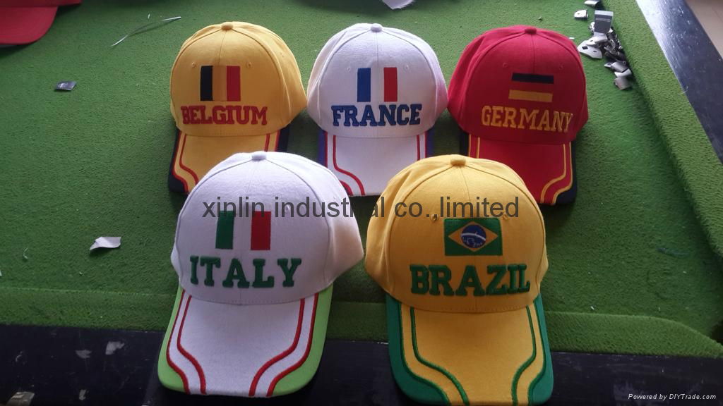 100% cotton heavy brushed sports baseball promotion cap imprint embroidery logo