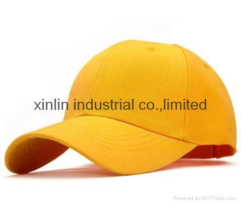 100% cotton heavy brushed sports baseball promotion cap imprint embroidery logo 2