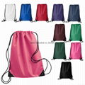 Cheap Customized OEM Nylon Polyester Cotton Shoe Gym Drawstring Bag 1