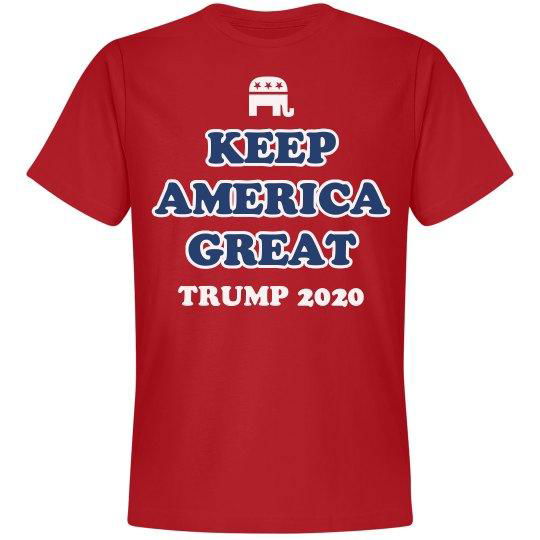 Trump 2020 Keep America Great Election Tee Shirt T-Shirt 3
