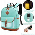 unisex school bag backpack laptap computer bag 