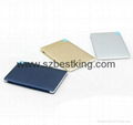 Custom Logo Aluminum Case Card Design 2500mAh Power Bank 3