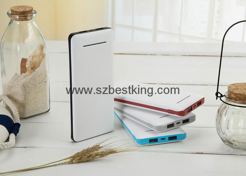 Fashionable Best Seller 12000mAh Power Bank with LED Lighting 5