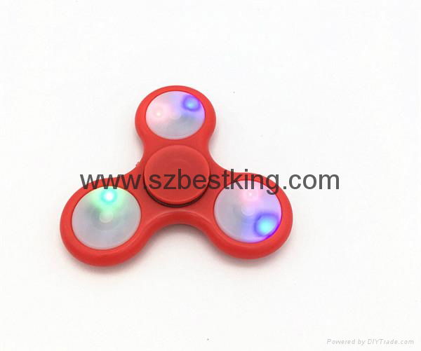 LED Light Fidget Spinner with Switch Fidget Spinner Toy, 2