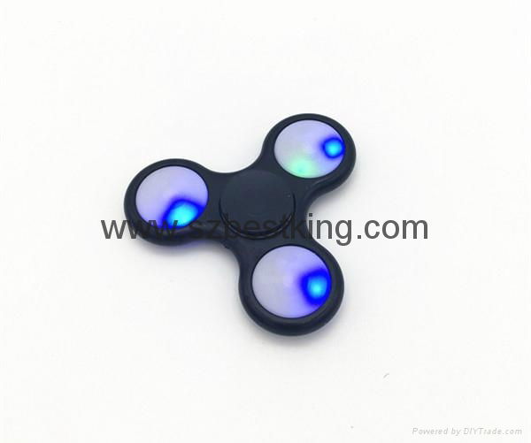 LED Light Fidget Spinner with Switch Fidget Spinner Toy, 4