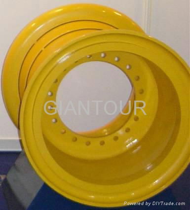 Sell 25.00-25 OTR steel rim mining wheel for wheel loader dozer grader