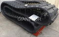 Big rubber tracks for big excavator and