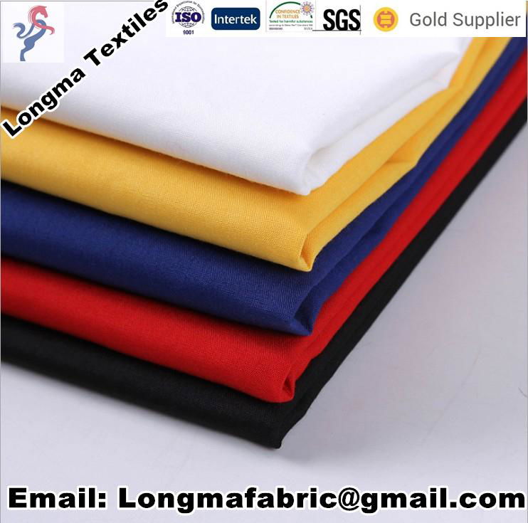 tc dyed bleached poplin fabric for pocketing Lining fabric