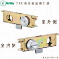日本MIWA玻璃门锁U9TRU-1