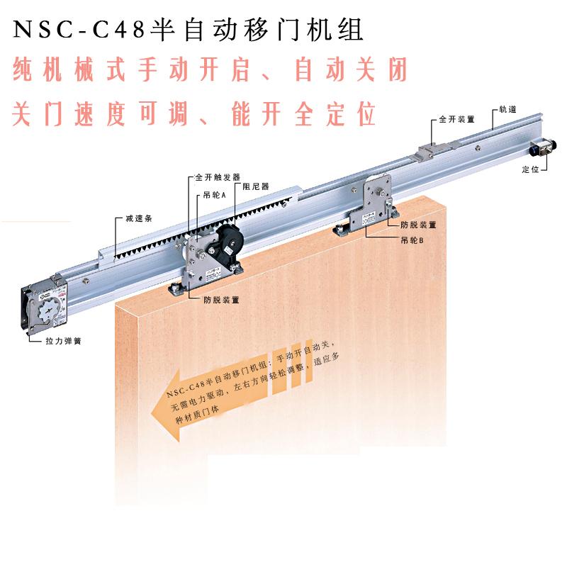 日本NITTO半自動移門閉門器NSC-C48 2