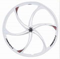 Mountain bike magnesium alloy wheels