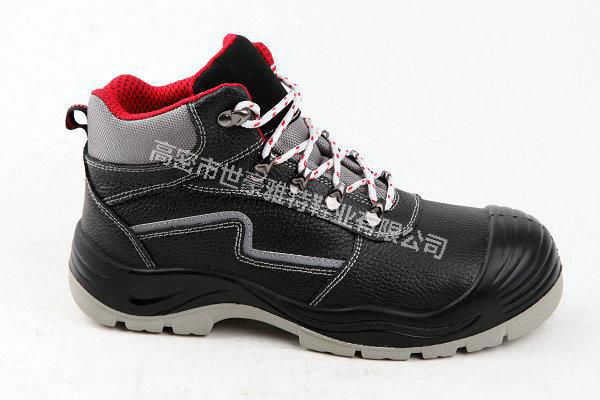 PU injection outsole Cheap men industrial work safety shoes 2