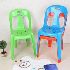 Durable and comfortable stacking plastic chair