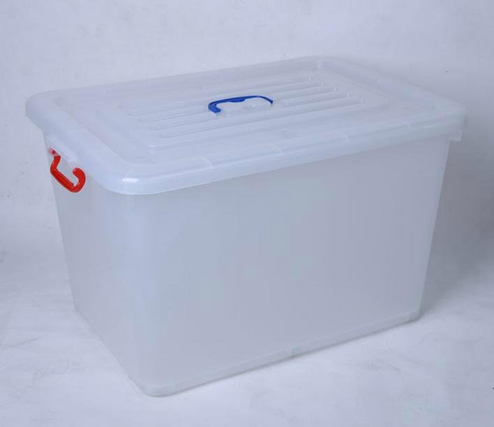 Multifunctional household plastic storage box 4