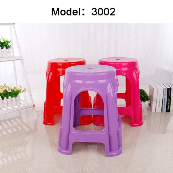 Wholesale high quality stackable plastic stool 3