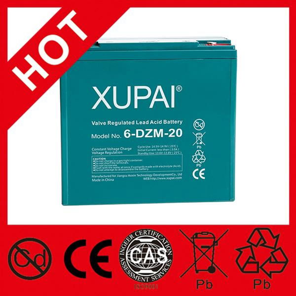 6-DZM-20 12V 20AH Battery The Model of Battery  12-20 (12V20h/5HR) 2