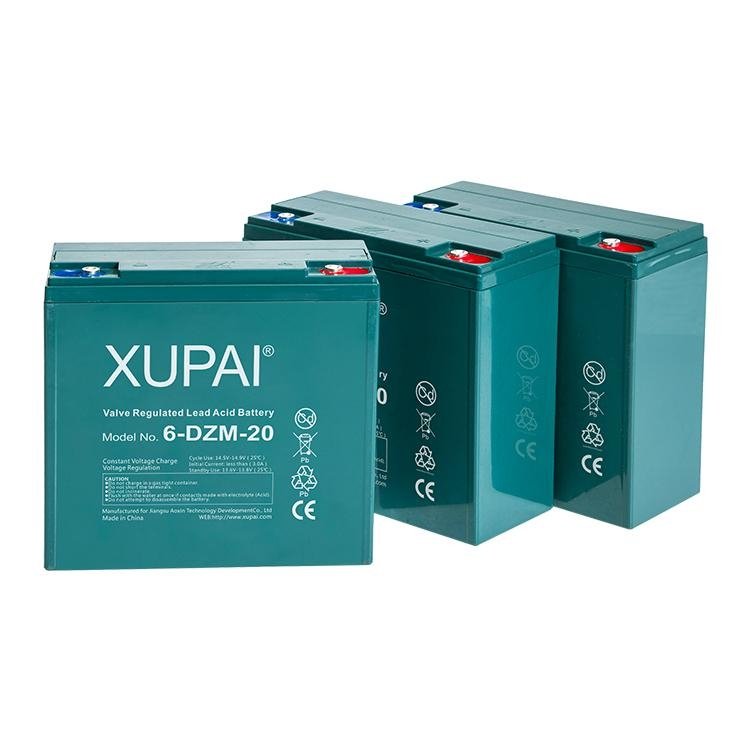 Electric Bike Rechargeable Battery 6-dzm-20 12v 20ah 