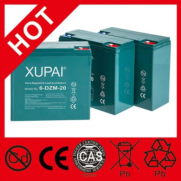 Seal Lead acid Battery Batterie for Electric Scooter 6-DZM-20 