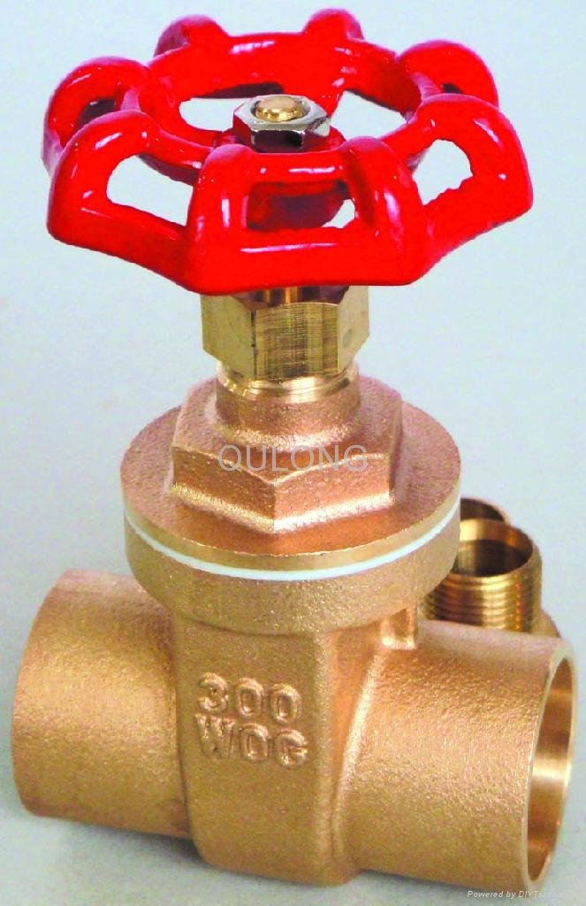 Brass gate valve 3