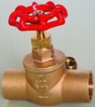 Brass gate valve 4
