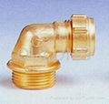 Brass pipe fitting male 2