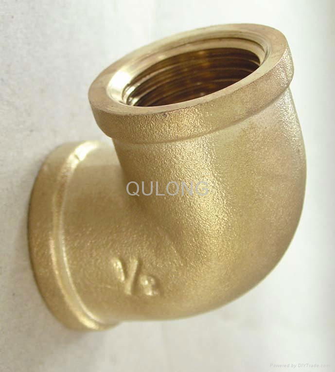 brass cross female connector elbow  2