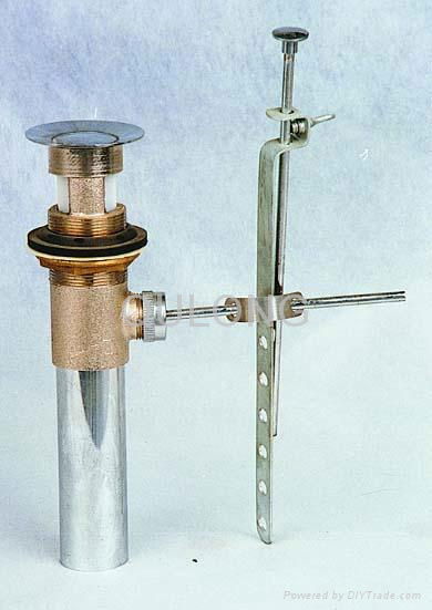 Brass  Basin Faucet single handle bath mixer shower sewer pipe