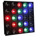 25pcs x 30W 3 in1 RGB Color LED Matrix Light for Stage Background