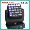 New, 25pcs 12W Cree high power 4-in-1 LED matrix moving head