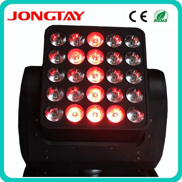 New, 25pcs 12W Cree high power 4-in-1 LED matrix moving head 5