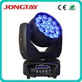 19pcs x 12W high brightness osram led zoom moving head