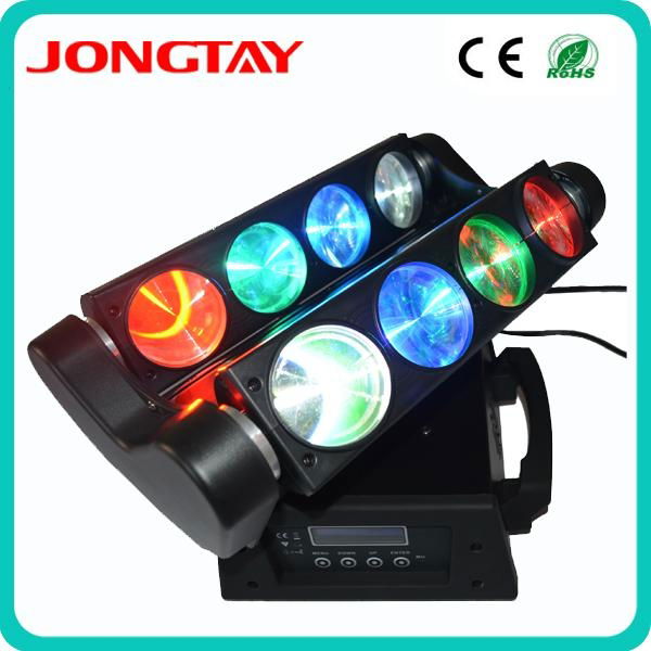  8*10W RGBW 4in1 led beam spider moving head disco light  2