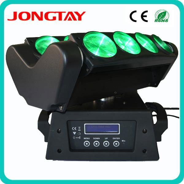  8*10W RGBW 4in1 led beam spider moving head disco light  5