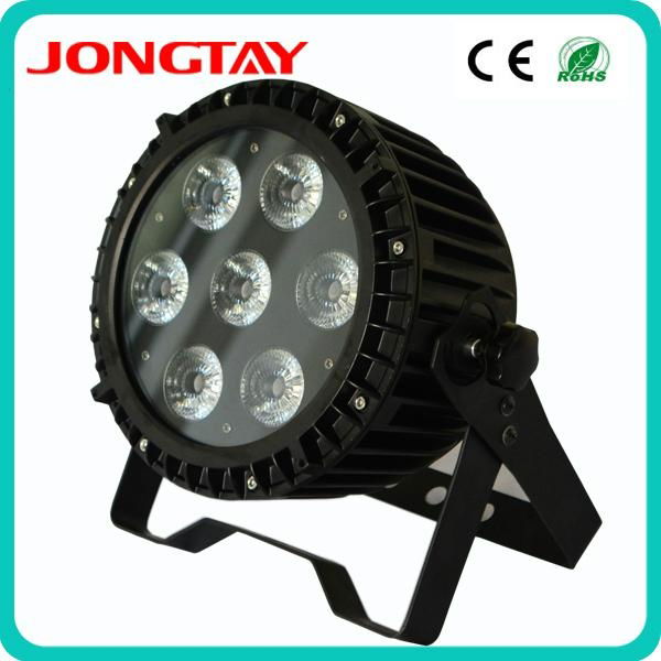 7pcs Slim RGBWA-UV 6 in 1 Led Par Light 3