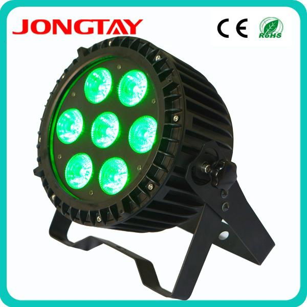 7pcs Slim RGBWA-UV 6 in 1 Led Par Light 4