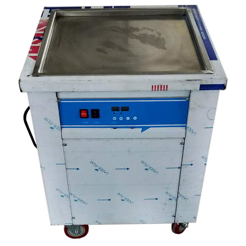 China Factory Supply Thailand Fry Ice Cream Machine, Fried Ice Cream Roll Machin