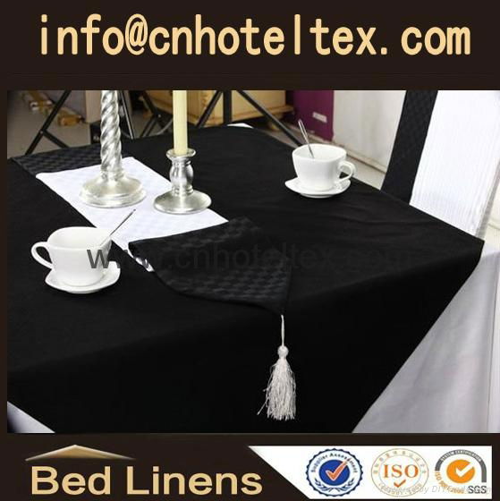hotel black  table cloth table linen table cover