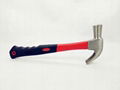 #45 Forged Carbon Steel Plastic Handle British Type Claw Hammer  3