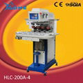 4 color ink cup pad printing machine