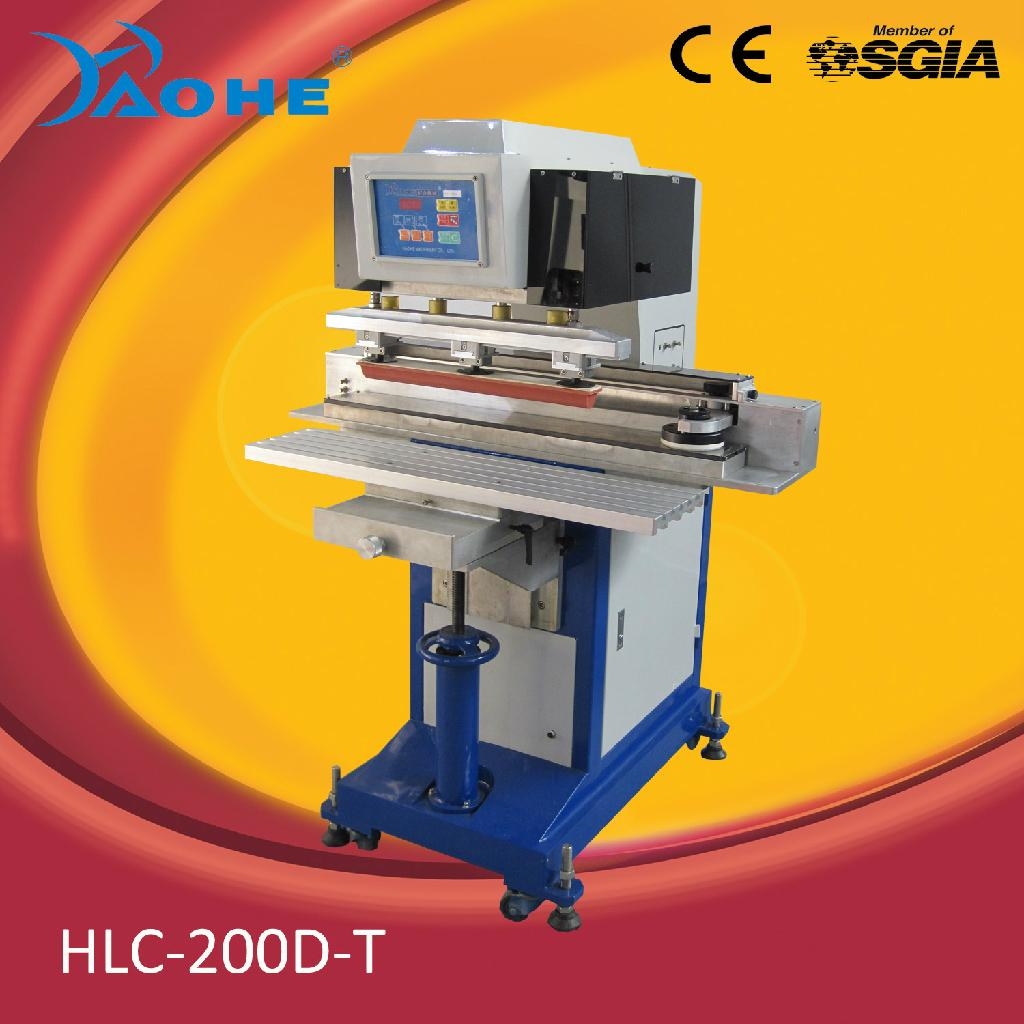 Transverse Ink Cup Pad Printer HLC200DT Haohe (China Manufacturer