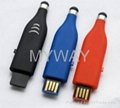 new design touch pen usb memory stick with custom logo 2