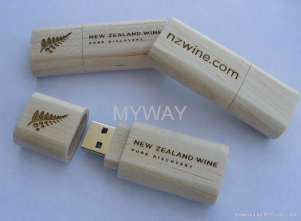 eco friendly wooden usb memory stick with custom logo