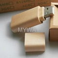 eco friendly wooden usb memory stick with custom logo 2