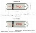classic plastic usb flash disk with screen printing logo 2
